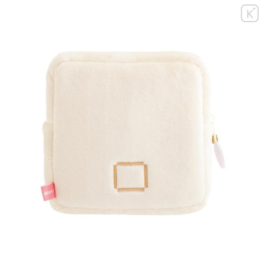 Japan San-X Store Fluffy Plush Pouch - Korilakkuma : Rilakkuma Gaming Face - 2