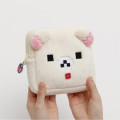 Japan San-X Store Fluffy Plush Pouch - Korilakkuma : Rilakkuma Gaming Face - 4