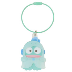 Japan Sanrio Wire Key Ring Charm Keychain - Hangyodon : Halloween Ghost