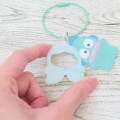 Japan Sanrio Wire Key Ring Charm Keychain - Hangyodon : Halloween Ghost - 2