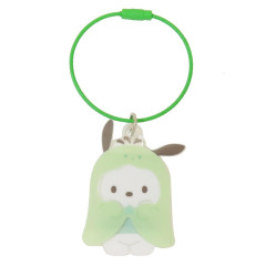 Japan Sanrio Wire Key Ring Charm Keychain - Pochacco : Halloween Ghost