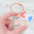 Japan Sanrio Wire Key Ring Charm Keychain - Hello Kitty : Halloween Ghost - 2