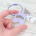 Japan Sanrio Wire Key Ring Charm Keychain - Kuromi : Halloween Ghost - 2