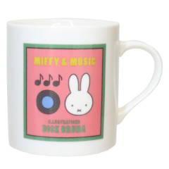 Japan Miffy Porcelain Mug - Miffy & Music : CD Style