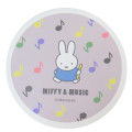 Japan Miffy Water Absorbing Coaster - Miffy & Music Grey - 1