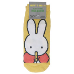 Japan Miffy Socks - Miffy & Music Yellow
