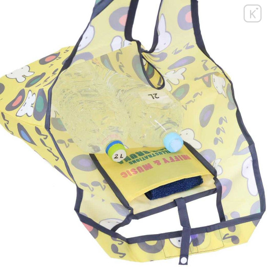 Japan Miffy Eco Shopping Bag - Miffy & Music Yellow - 3