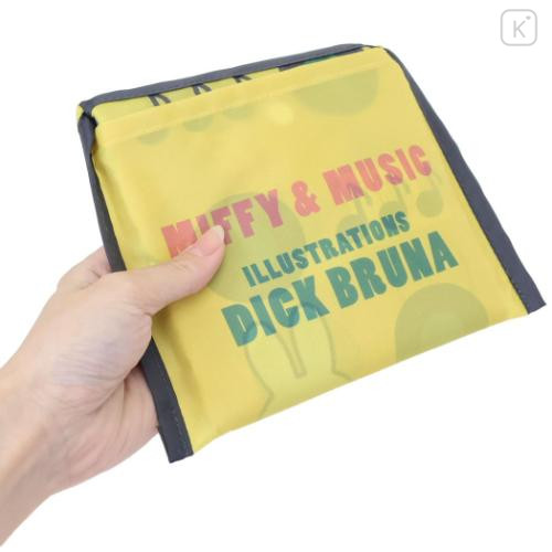 Japan Miffy Eco Shopping Bag - Miffy & Music Yellow - 5