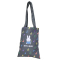 Japan Miffy Canvas Tote Bag - Miffy & Music Black - 1