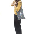 Japan Miffy Canvas Tote Bag - Miffy & Music Black - 4