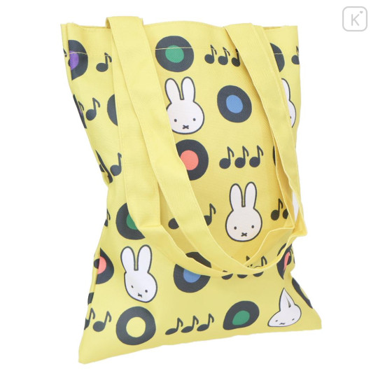 Japan Miffy Canvas Tote Bag - Miffy & Music Yellow - 2