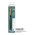 Japan Peanuts Sarasa Grand Gel Pen - Snoopy : Vintage Green Black - 1