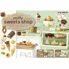Japan Miffy Re-Ment Miniature Figure Full Set - Miffy : Sweets Shop