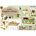 Japan Miffy Re-Ment Miniature Figure Full Set - Miffy : Sweets Shop - 1