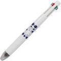 Japan Miffy bLen 4+S Multi Ballpoint Pen & Mechanical Pencil - Miffy : Flower White Navy - 2