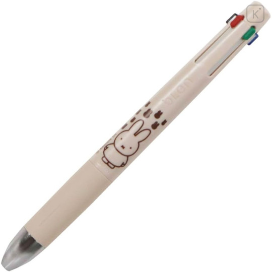 Japan Miffy bLen 4+S Multi Ballpoint Pen & Mechanical Pencil - Miffy : Beige - 4