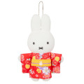 Japan Miffy Mascot Holder - Kimono Red - 1