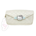 Japan Sanrio Angel Quilted Love Letter Pouch - Hello Kitty : Pink - 1