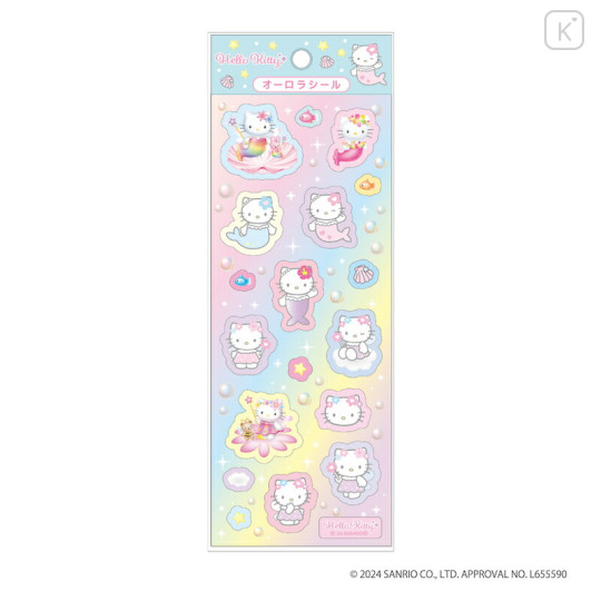 Japan Sanrio Aurora Stickers - Hello Kitty : Mermaids and Fairies - 1