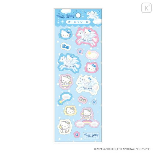 Japan Sanrio Aurora Stickers - Hello Kitty : Pegasus & Fairy - 1