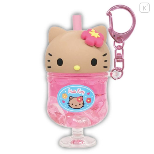Japan Sanrio 90s Colorful Soda Keychain - Hello Kitty : Suntan - 1