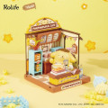 Japan Sanrio DIY Miniature House Set - Pompompurin : Cafe Rolife - 2