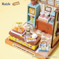 Japan Sanrio DIY Miniature House Set - Pompompurin : Cafe Rolife - 4