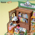 Japan Sanrio DIY Miniature House Set - Pochacco : Bookstore Rolife - 3
