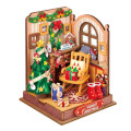Japan DIY Miniature House Set - Christmas Room Palm-sized Model Rolife - 1