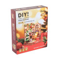 Japan DIY Miniature House Set - Christmas Room Palm-sized Model Rolife - 3
