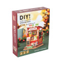 Japan DIY Miniature House Set - Cocoa Shop Palm-sized Model Rolife - 2