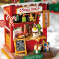 Japan DIY Miniature House Set - Cocoa Shop Palm-sized Model Rolife - 3