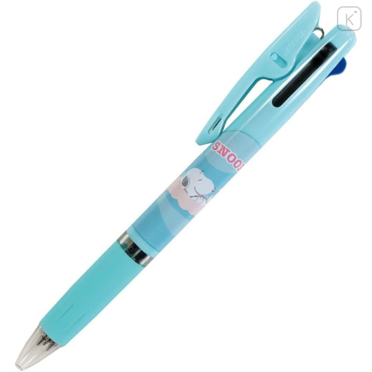 Japan Peanuts Jetstream 3 Color Multi Ballpoint Pen - Snoopy : Pool Chill - 1