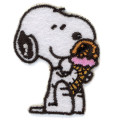 Japan Peanuts Versatile Iron-On and Sticker Patch - Snoopy : Ice Cream - 1