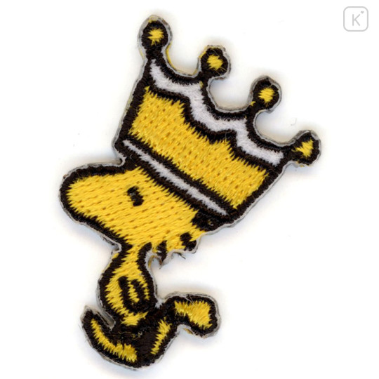 Japan Peanuts Versatile Iron-On and Sticker Patch - Woodstock : Crown - 1
