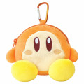 Japan Kirby Mini Plush Pouch with Carabiner - Waddle Dee : Sitting - 1