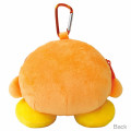 Japan Kirby Mini Plush Pouch with Carabiner - Waddle Dee : Sitting - 2