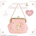 Japan Sanrio Clasp Pouch - Marron Cream : Rose Series - 1