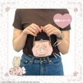 Japan Sanrio Clasp Pouch - Marron Cream : Rose Series - 4