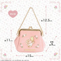 Japan Sanrio Clasp Pouch - Marron Cream : Rose Series - 5