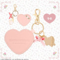 Japan Sanrio Charm Tag Keychain - Marron Cream : Rose Series - 4