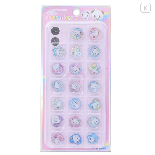 Japan Mochi Mochi Panda Sparkly Marble Sticker Flakes - Heisei Retro - 1