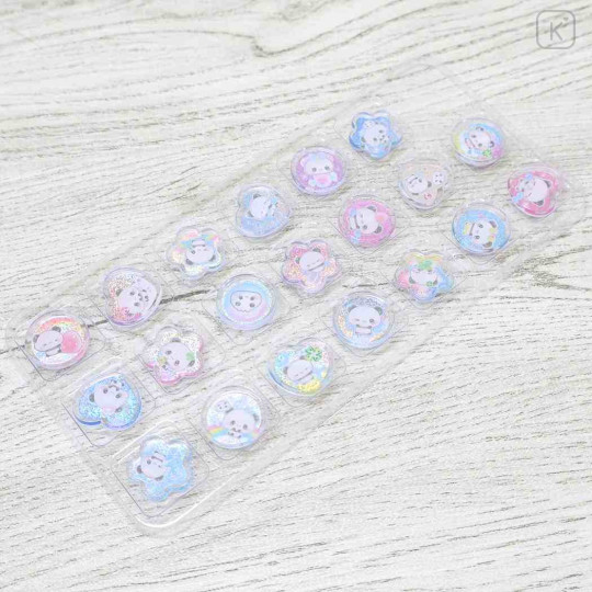 Japan Mochi Mochi Panda Sparkly Marble Sticker Flakes - Heisei Retro - 2