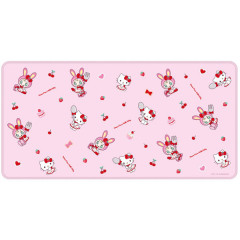Japan Sanrio × Mezzo Piano Desk Mat - Hello Kitty : Strawberry Pink
