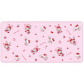Japan Sanrio × Mezzo Piano Desk Mat - Hello Kitty : Strawberry Pink - 1