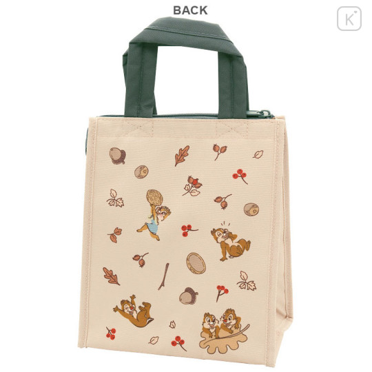 Japan Disney Insulated Cooler Lunch Bag - Chip & Dale : You Make Me Happy - 3