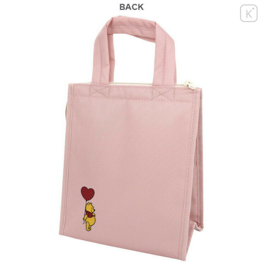 Japan Disney Insulated Cooler Lunch Bag - Pooh : Good Day For Being Pooh - 3