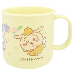 Japan Chiikawa Plastic Cup - Chiikawa & Hachiware & Usagi : Fairy Yellow
