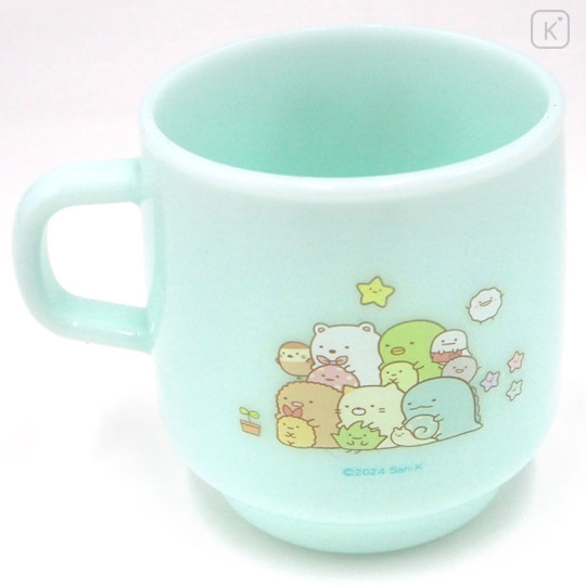 Japan San-X Plastic Cup - Sumikko Gurashi : Everyone Gathers Mint - 3
