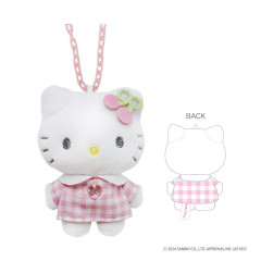 Japan Sanrio 90s Plush Necklace - Hello Kitty : Cherry